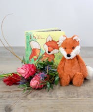 Fox Gift Set & Flowers