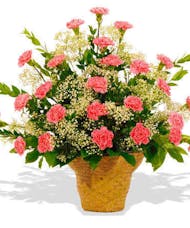 Carnation Sympathy Basket