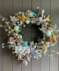 Teal & Sea Green Faux Wreath