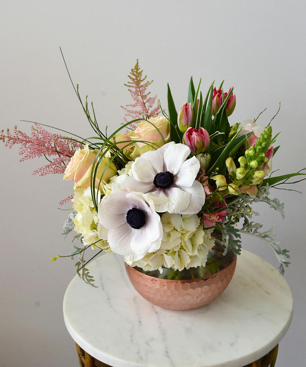 Pink Champagne Bouquet San Mateo & Bay Area (CA) Flower Delivery Ah