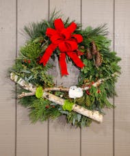 Fresh Evergreen Wreath - Holiday Tweet
