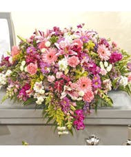 Pink Beauty Casket Flowers